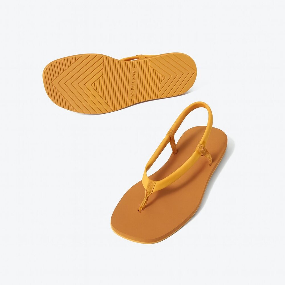 🔥DEAL! EVERLANE ReNew Strappy Sandals Marigold Summer Vibes☀️ Size 7 - Picture 3 of 12